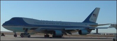 Air Force One at Buckley AFB, CO.