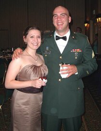 My girlfriend and I at the 231st Army Ball.